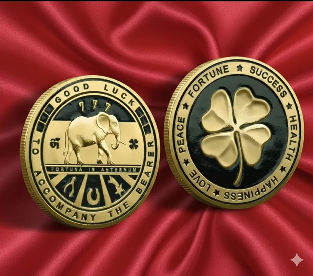 Four-Leaf Clover Coin