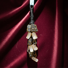 Black Tourmaline & Selenite Hanger