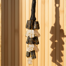 Black Tourmaline & Selenite Hanger