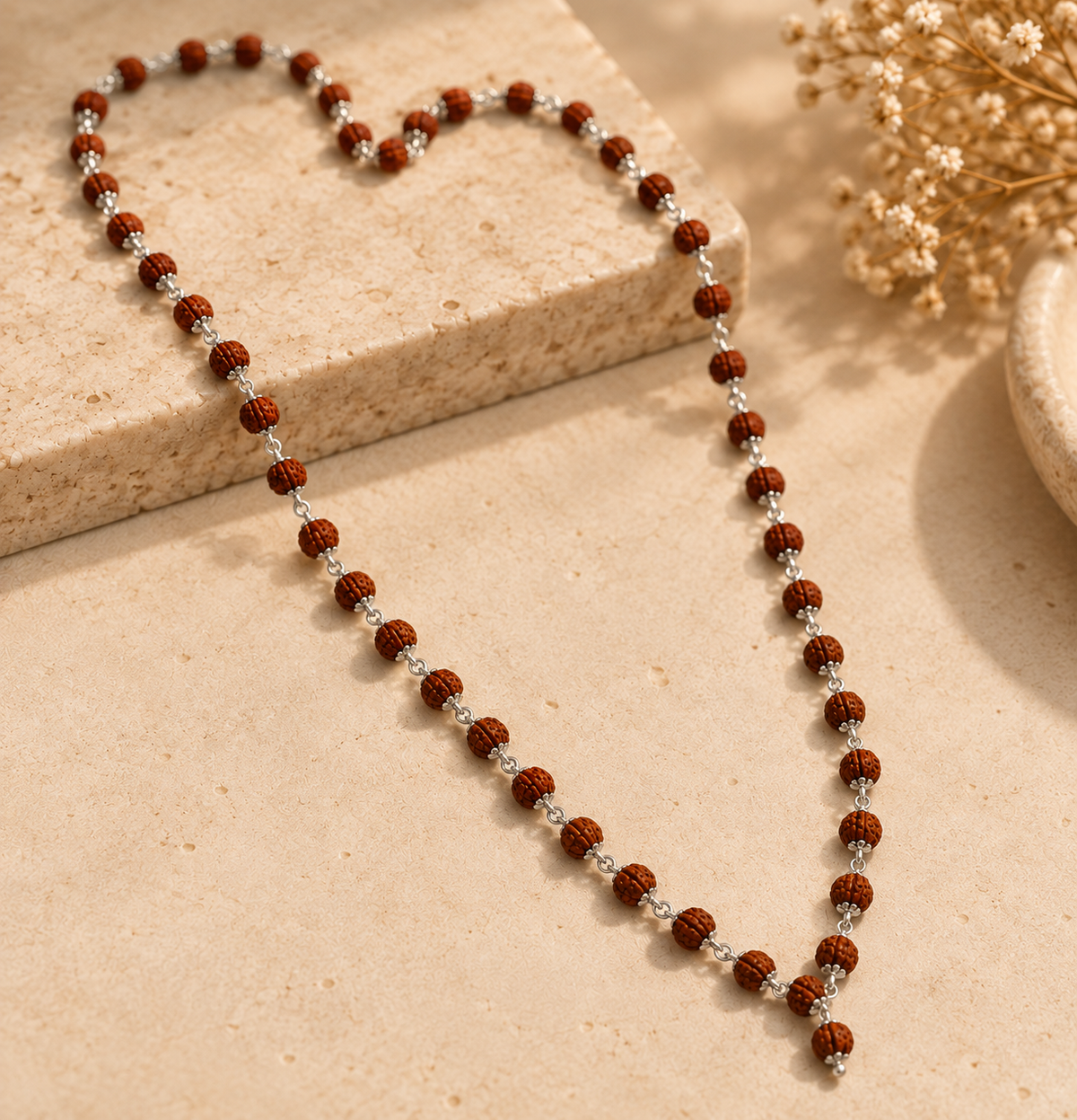 Rudraksha 5 Mukhi Japamala