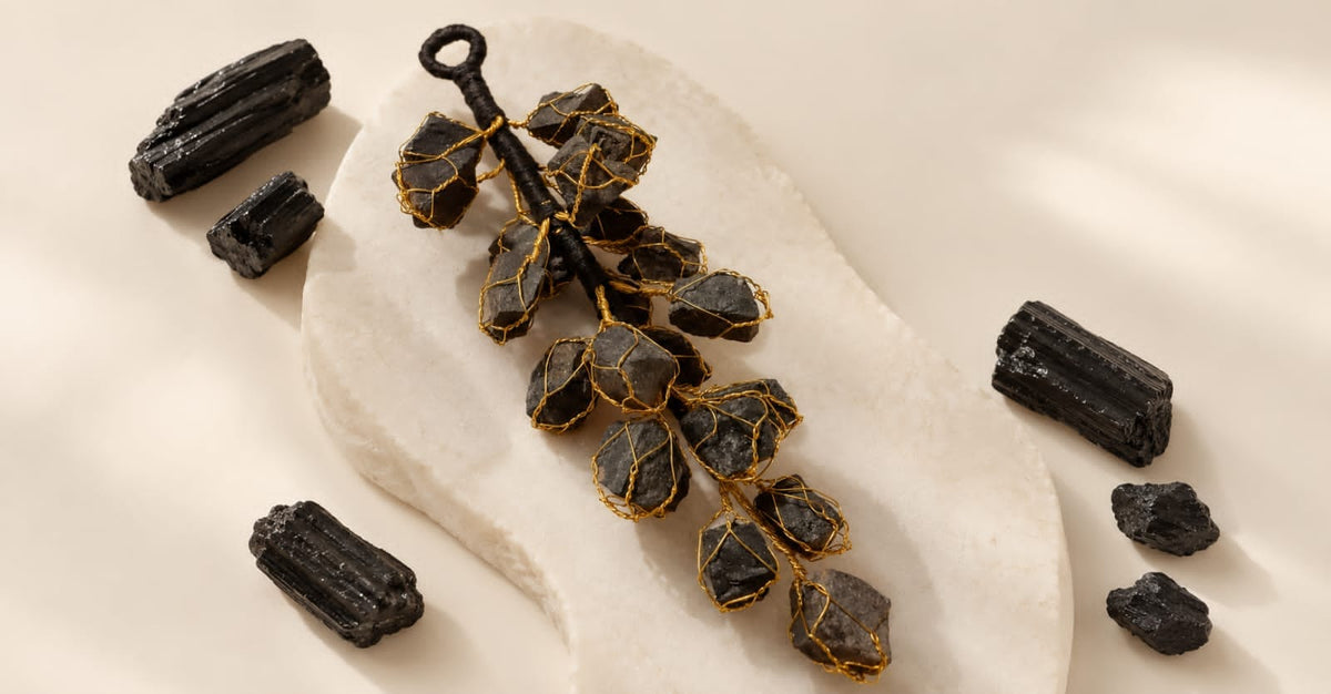 The Home Guardian — Black Tourmaline Hanger
