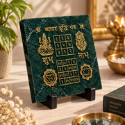 Vyapar Vidhi Yantra in Jade Plate