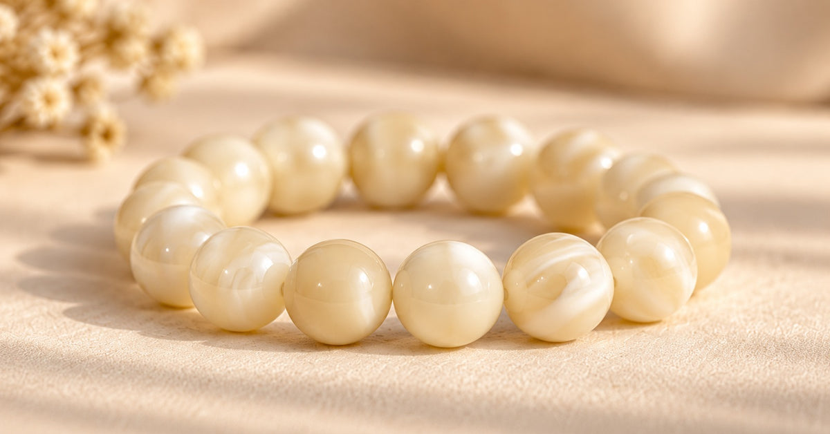 Divine Nurturer — Mother of Pearl Bracelet | 12mm