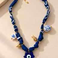 Morrocan Hamsa Nazar Shield Necklace
