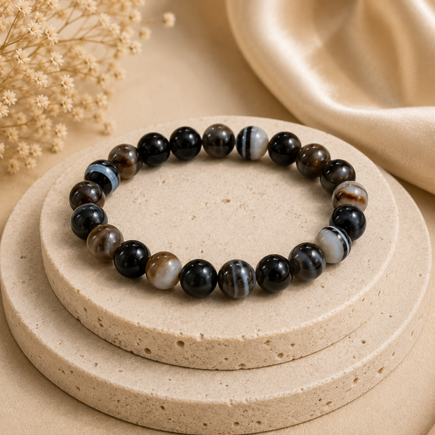 Energy Protector — Black Sulemani Hakik | 8mm