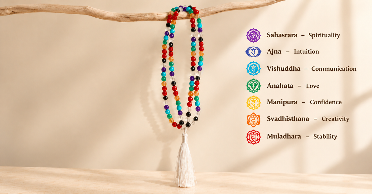 Vortexes of Power Mala (8mm Beeds)