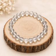 Master Manifestor — Clear Quartz Bracelet | Diamond Cut