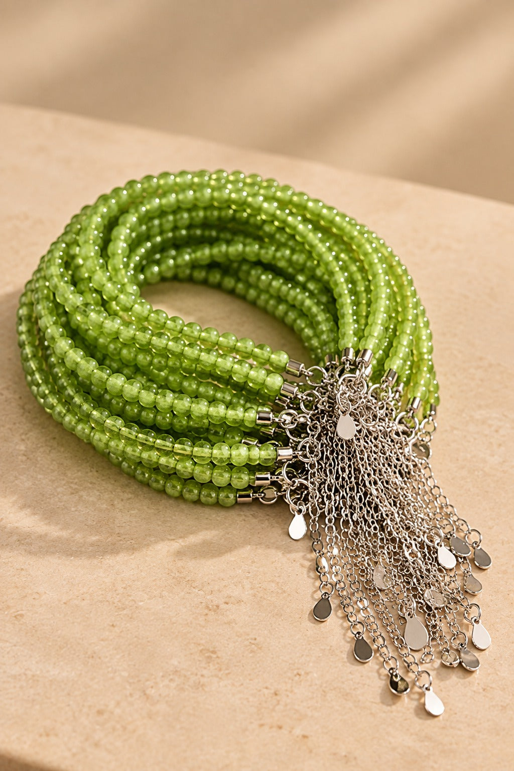 Peridot Bracelet 2mm