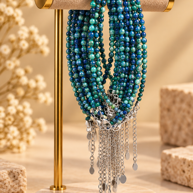 Azurite Bracelet 2mm