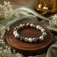 Abundance Attractor — Tree Agate Bracelet