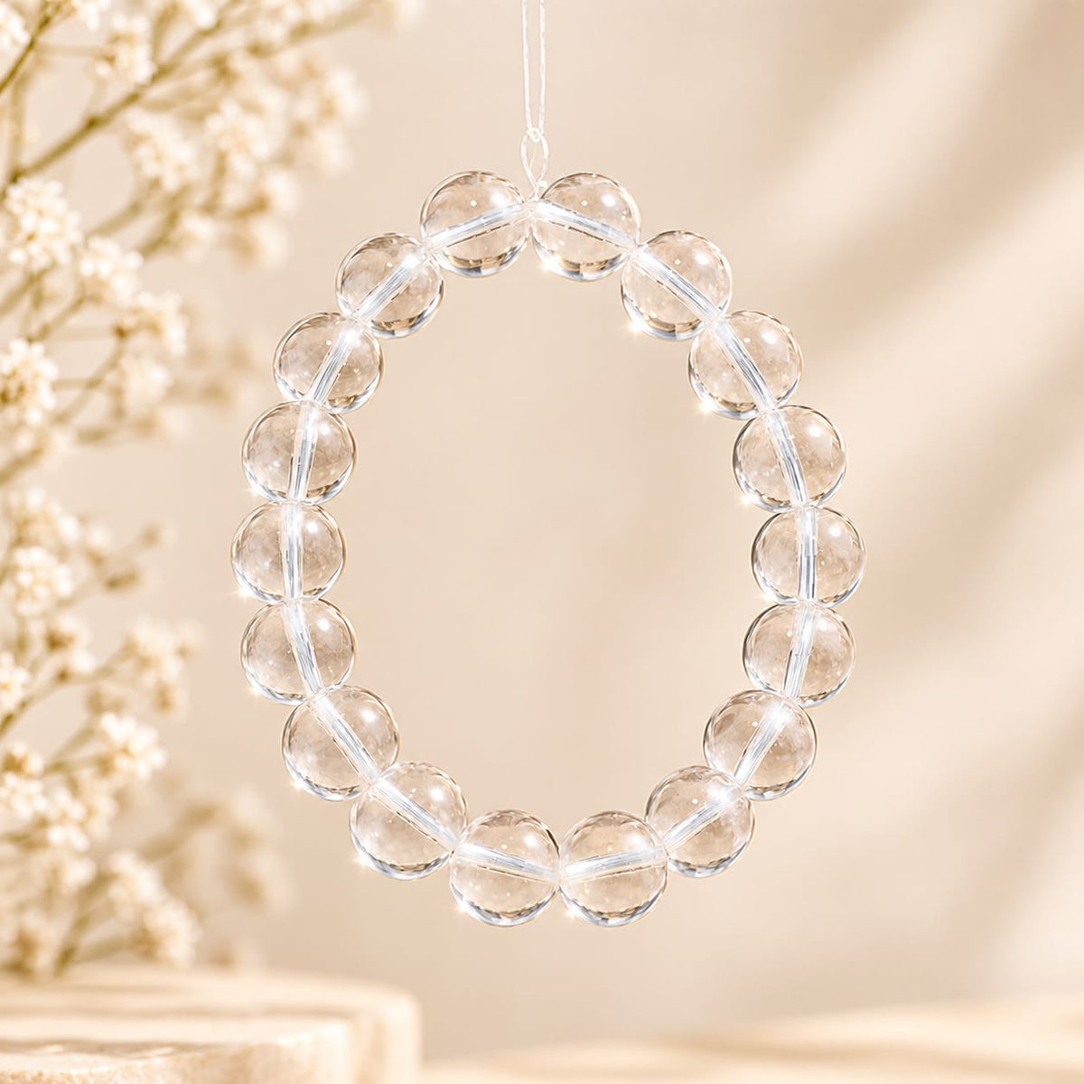 Master Manifestor — Clear Quartz Bracelet | Round Beads