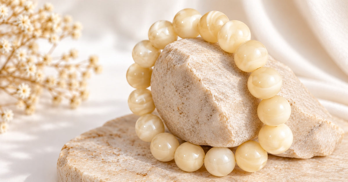 Divine Nurturer — Mother of Pearl Bracelet | 12mm
