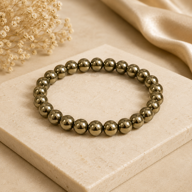 Wealth Creator — Pyrite Bracelet | 8mm