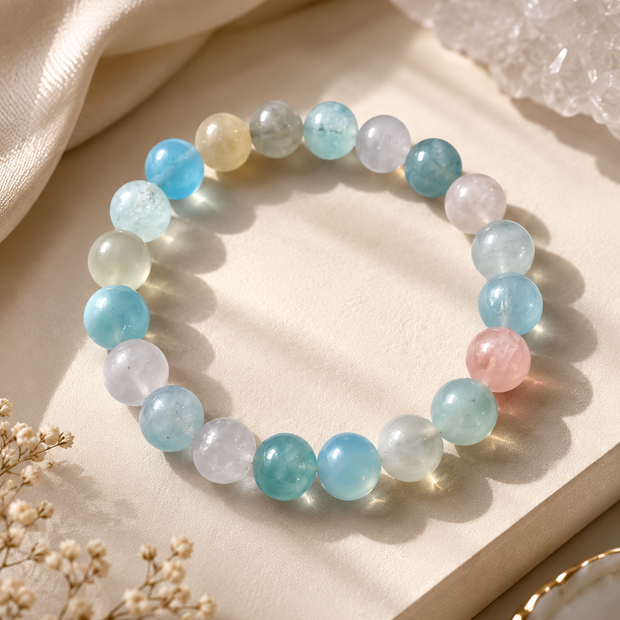 The Heart Healer - Morganite Bracelet | 8mm