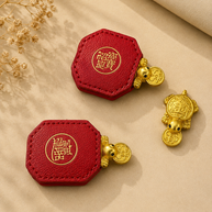 Feng Shui Tortoise with Red Pouch