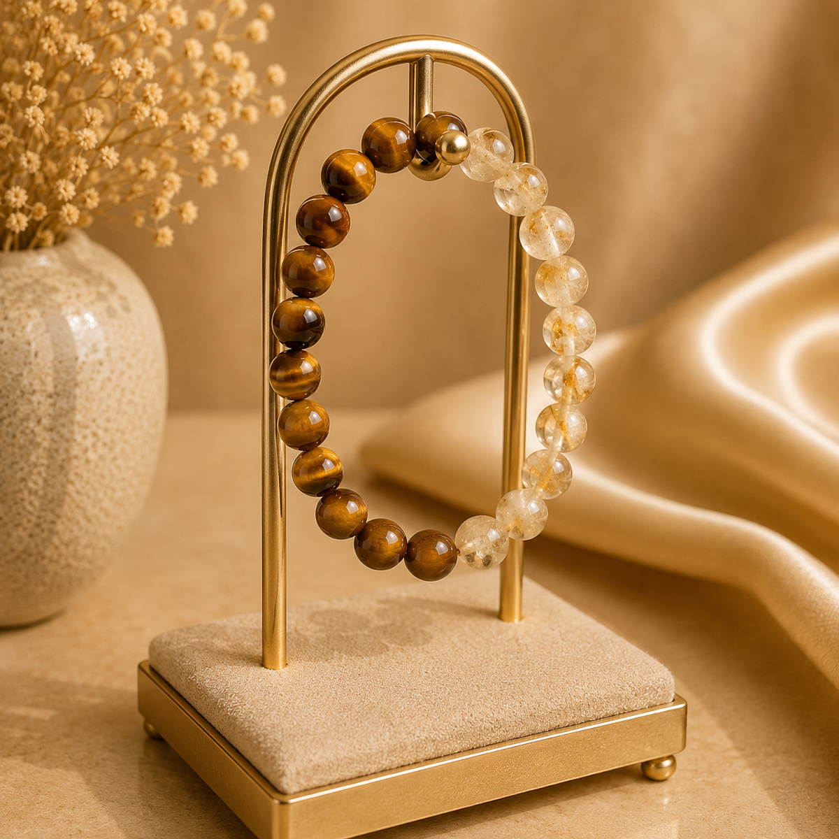 Money and Power Mixel — Citrine × Tiger Eye