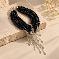 Black Tourmaline Bracelet 2mm