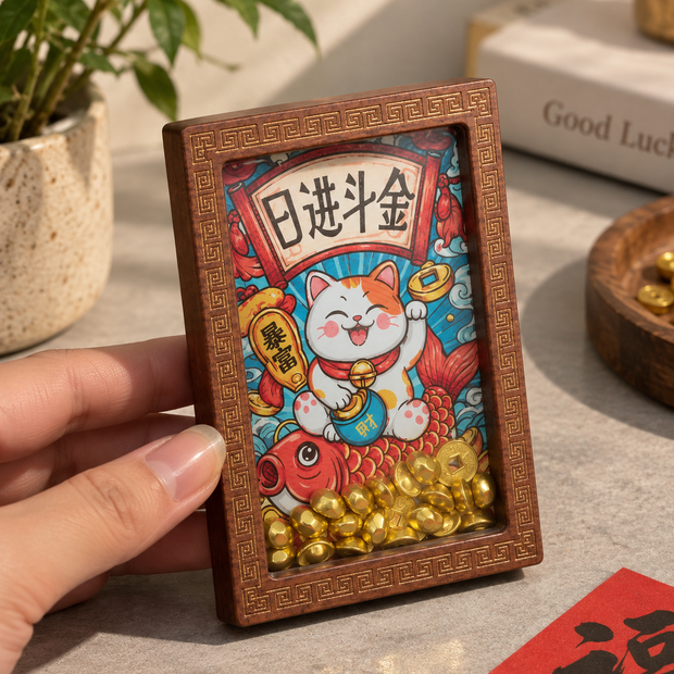 Lucky Cat Fridge Magnet