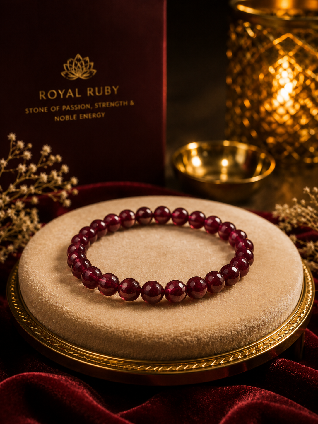 Royal Ruby Bracelet 8mm