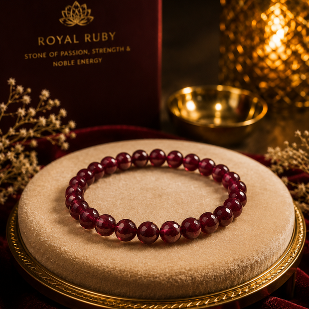 Royal Ruby Bracelet 8mm