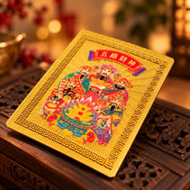 5 Gods of Wealth Feng Shui Sticker