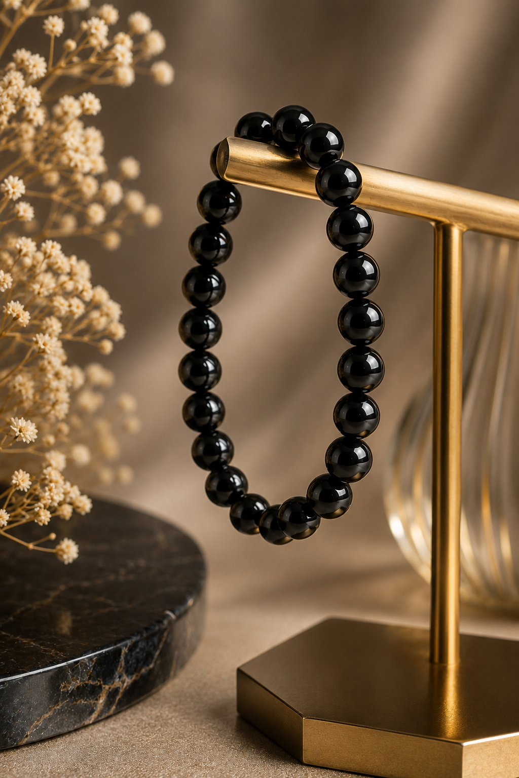 Aura Shield Bracelet (Black Tourmaline)