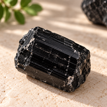 Black Tourmaline Tumble — Raw