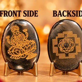 Maha Lakshmi - Shri Yantra Pyrite Coin