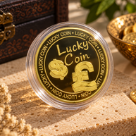 Lucky Coin With Dollar Sign