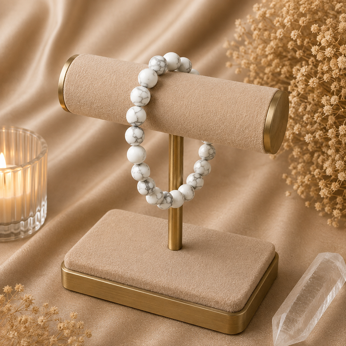 My Peace Comes First — Howlite | 8mm
