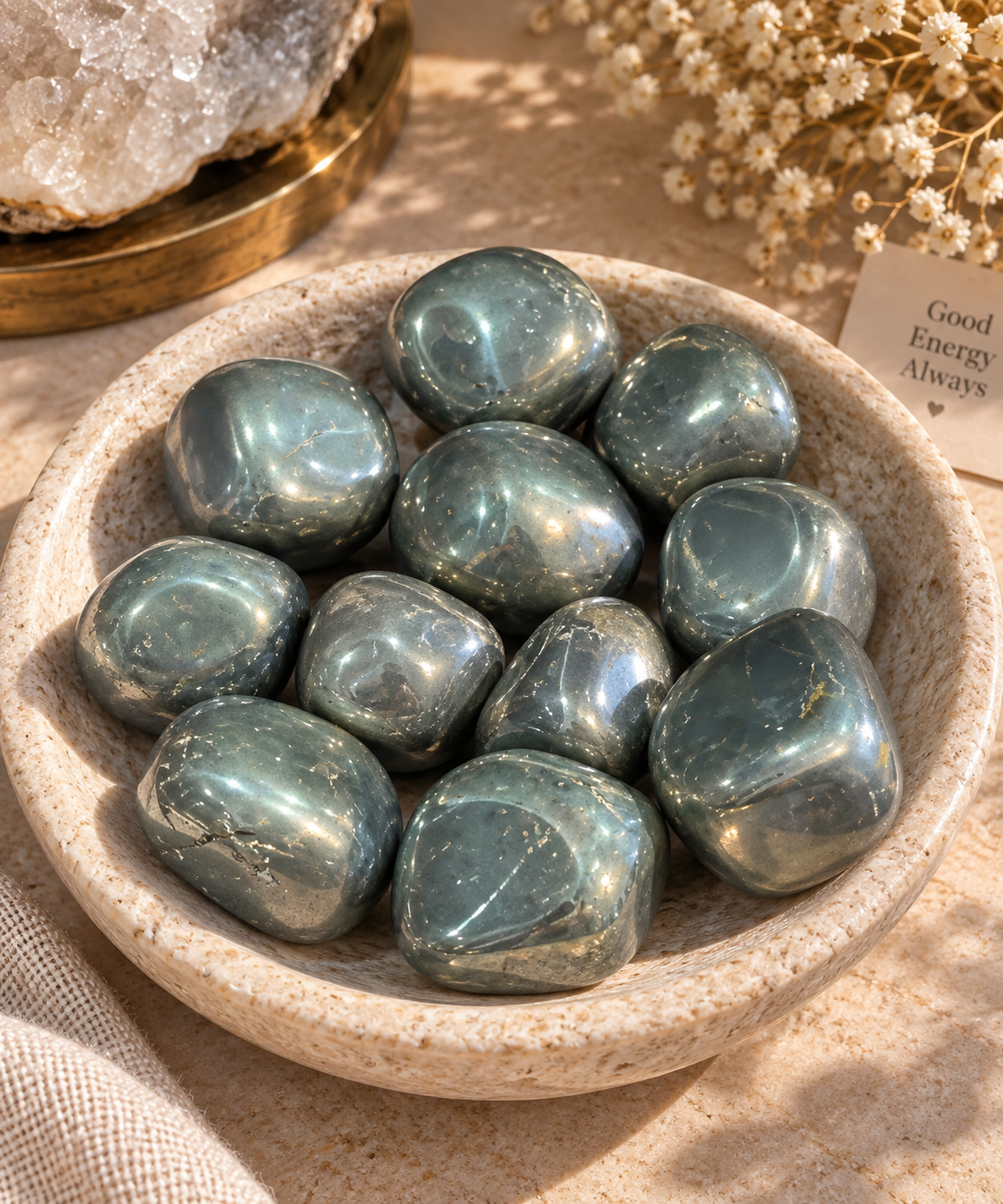 Pyrite Tumble Large