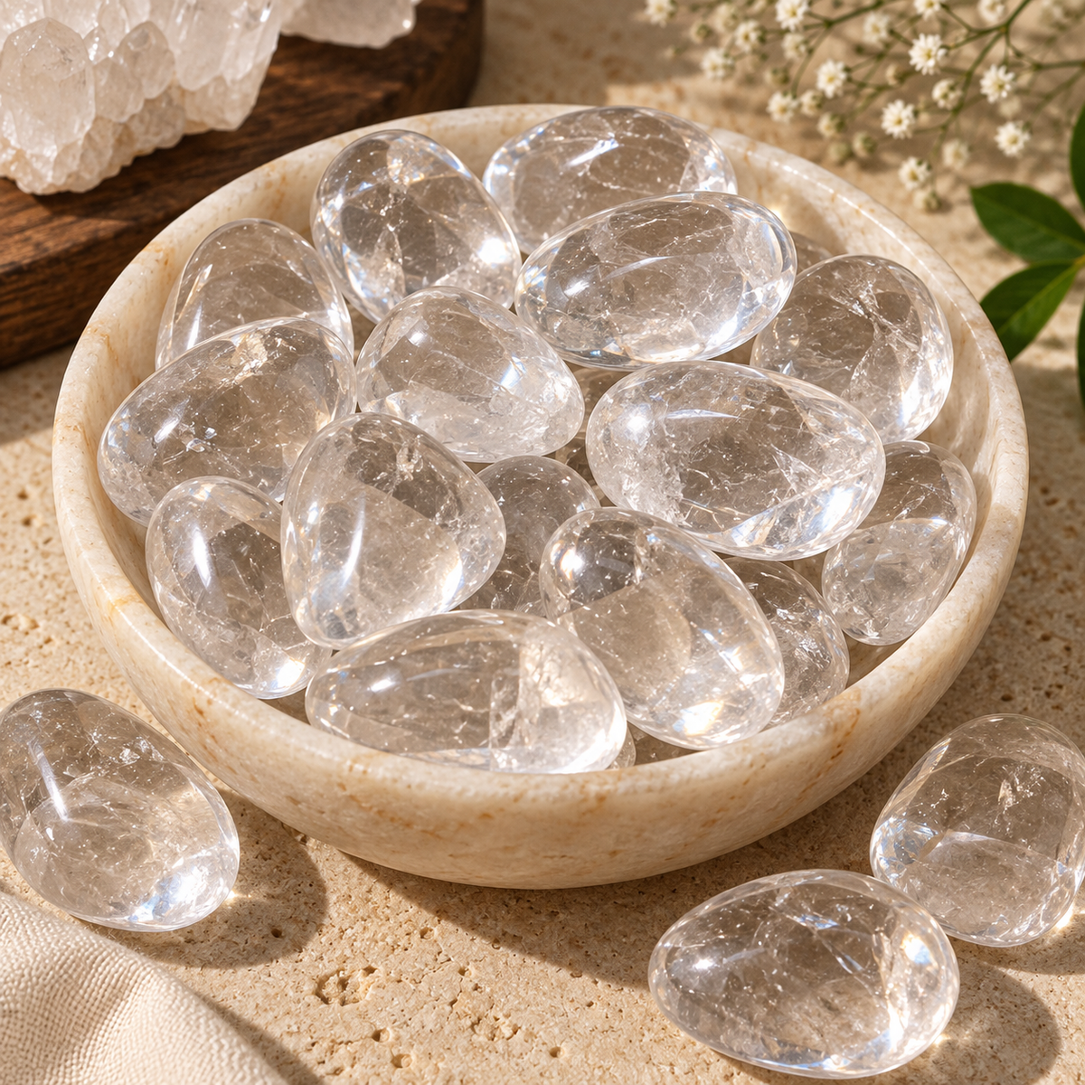 Clear Quartz Tumble