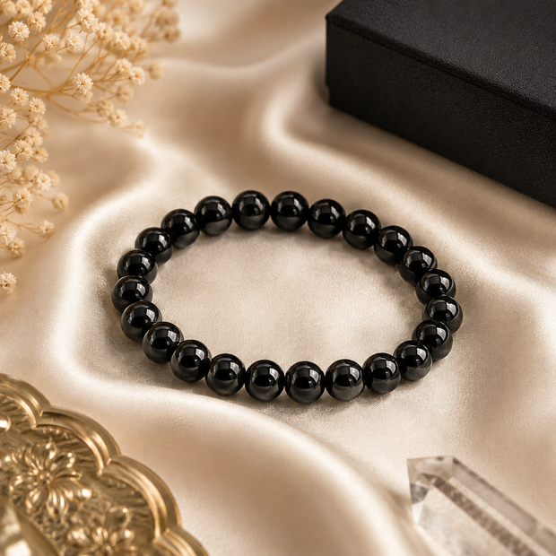 Aura Shield Bracelet (Black Tourmaline)