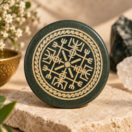 Vegvisir Coin in Jade
