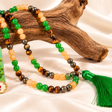 Opulence Code Mala (109 Beads) with USA Imported Free Money Magnet SoyaWax Solid