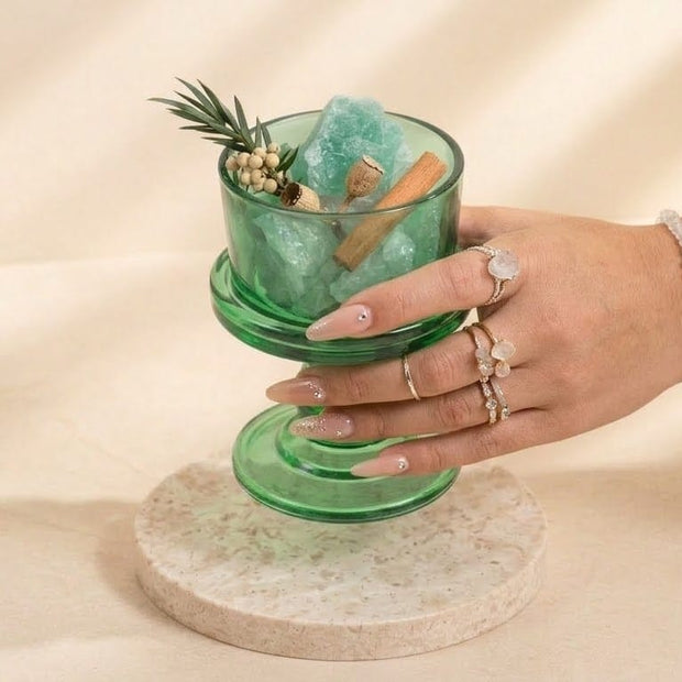 Green Fluorite Crystal Oil Diffuser