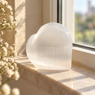 Selenite Heart