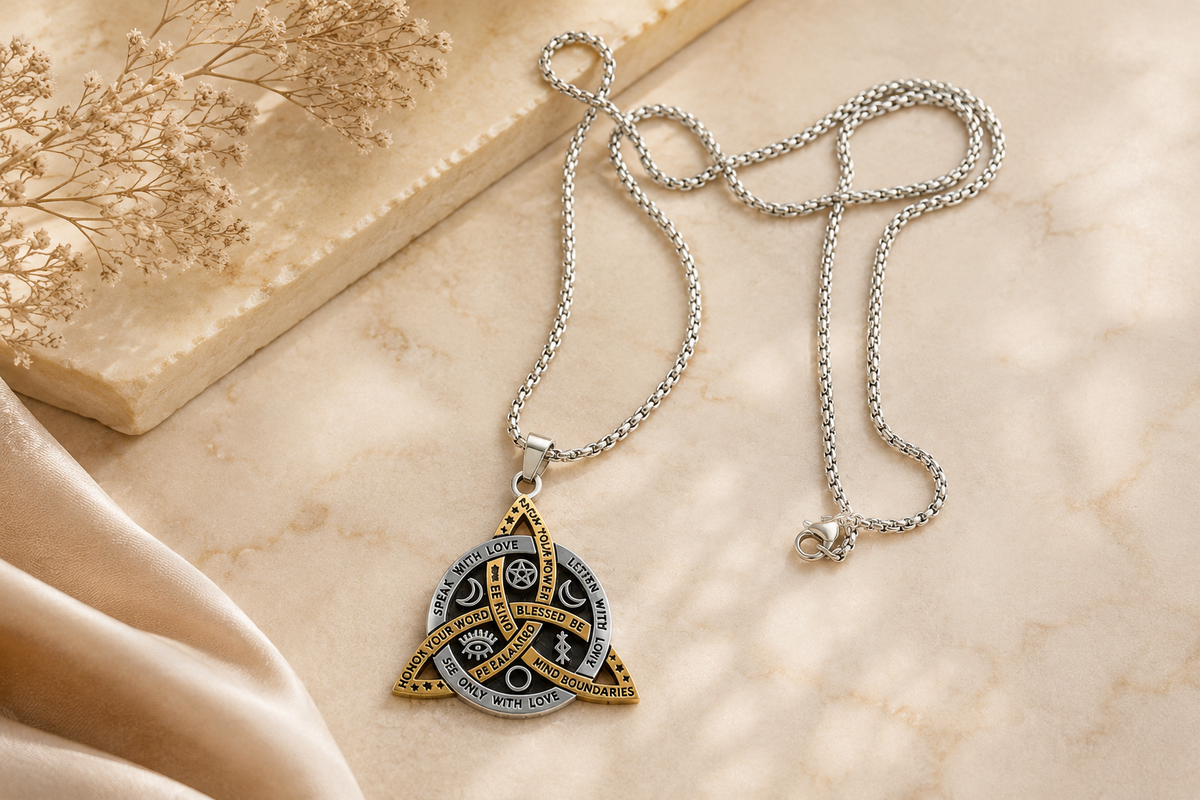 Trinity Protection Pendant With Chain
