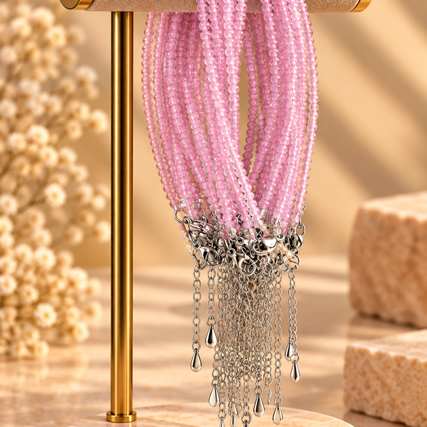 Rose Quartz Bracelet – 2mm