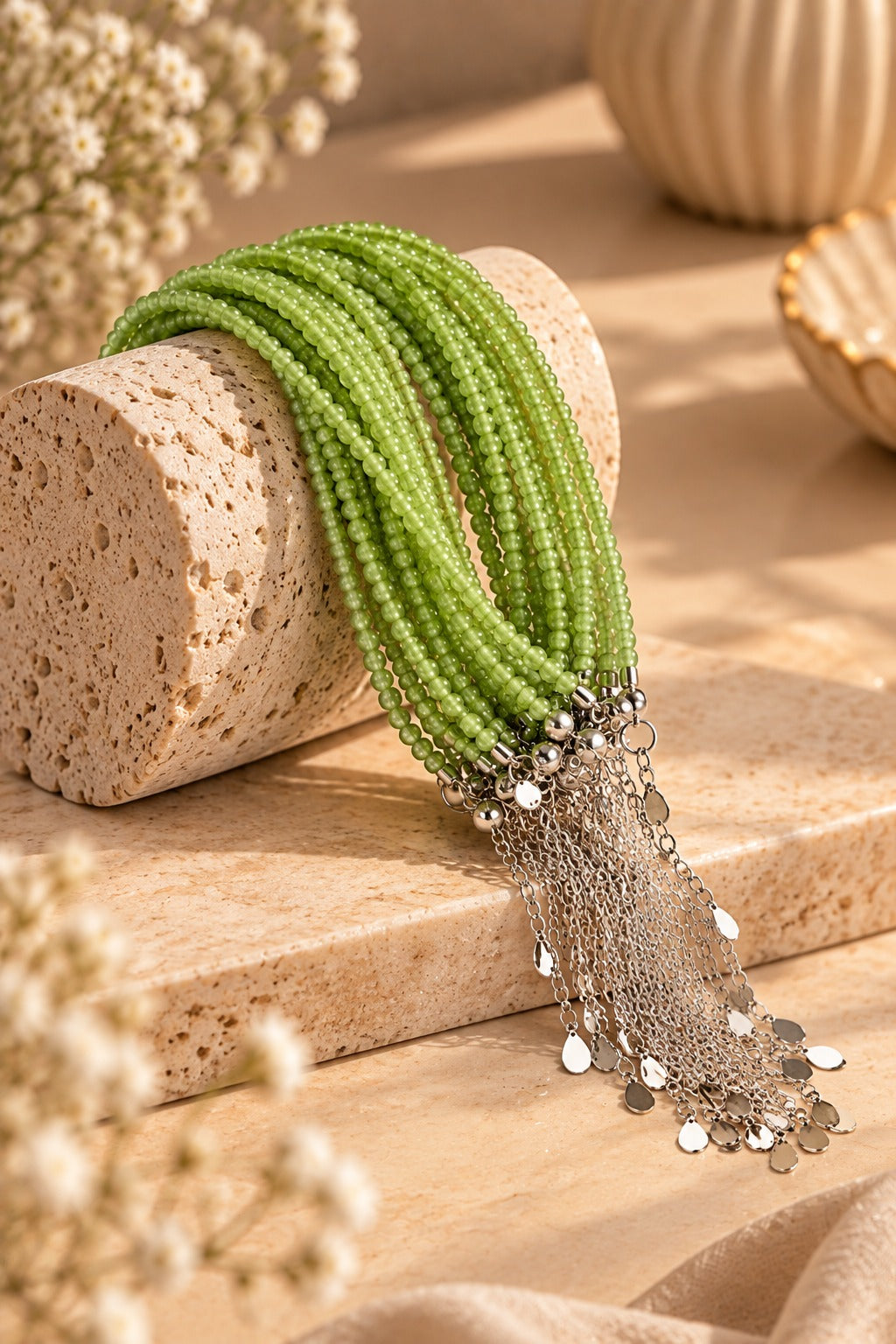 Peridot Bracelet 2mm