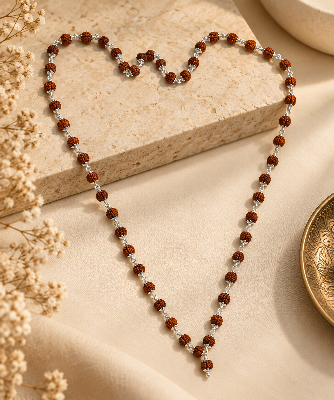Rudraksha 5 Mukhi Japamala