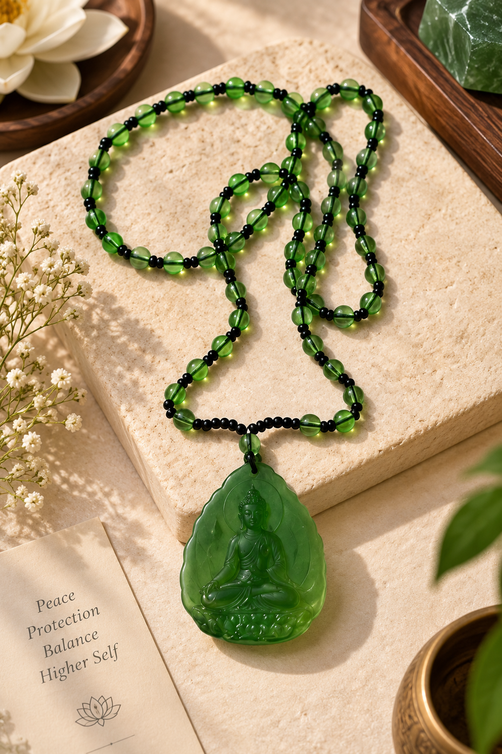 Green Tara Maa Pendant