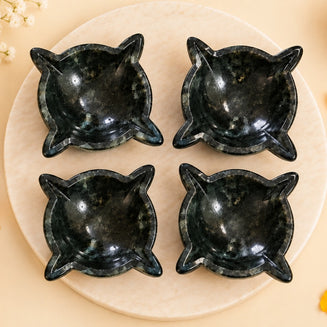 CHOUMUKHI BLACK TOURMALINE CRYSTAL DIYA