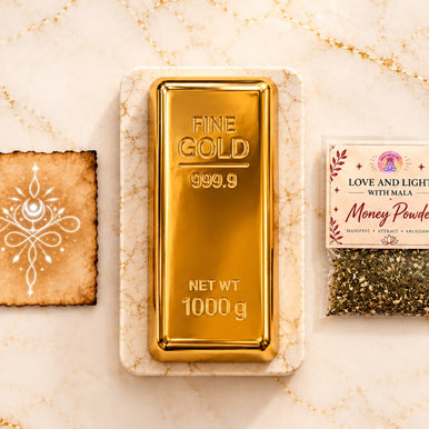 Mint Gold Bar – Abundance Gift Set (Incl 2FREE Gifts: Money Sigil+Money Herb