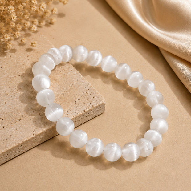 Aura Cleanser —Selenite Bracelet | 8mm