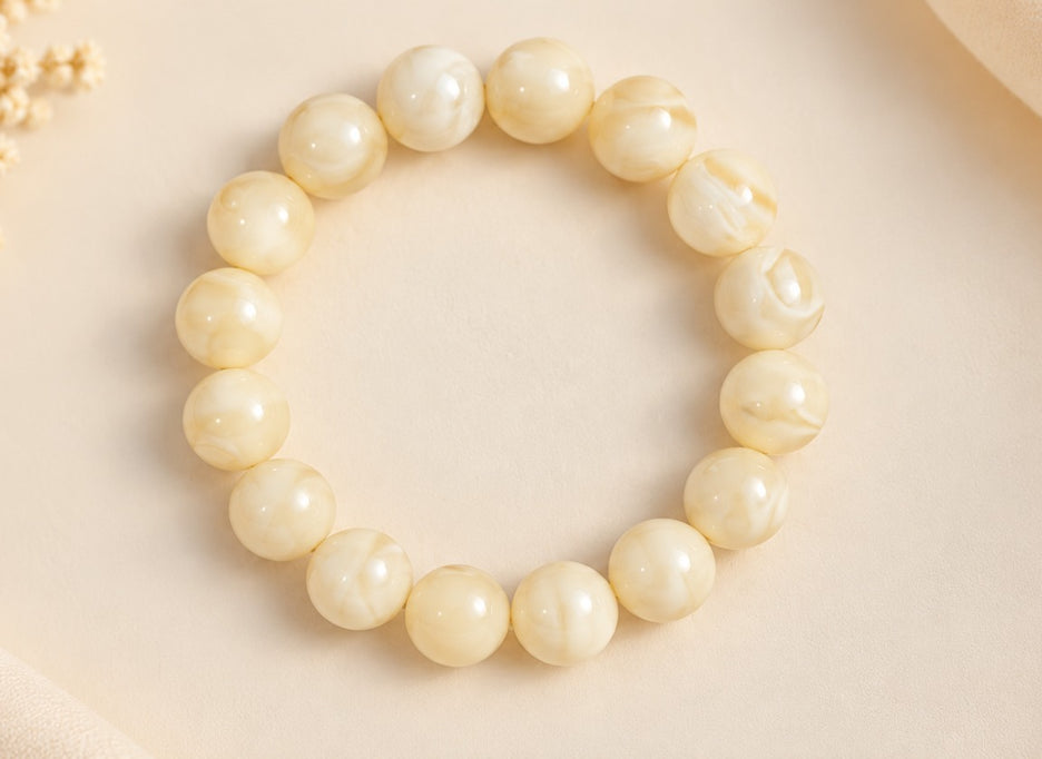 Divine Nurturer — Mother of Pearl Bracelet | 12mm