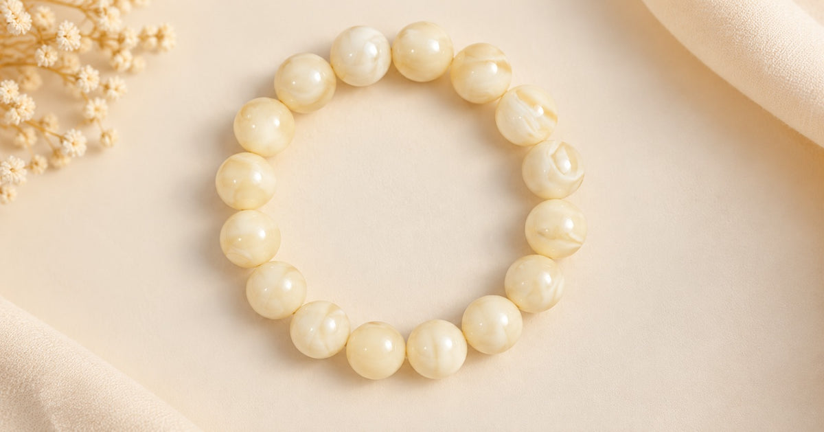Divine Nurturer — Mother of Pearl Bracelet | 12mm