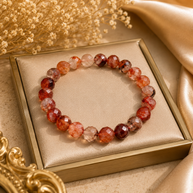 Action Taker — Fire Quartz | 8mm Diamond Cut