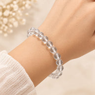 Master Manifestor — Clear Quartz Bracelet | Diamond Cut