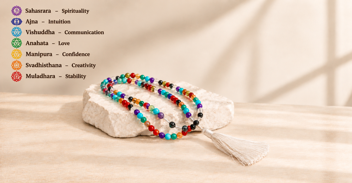 Vortexes of Power Mala (8mm Beeds)